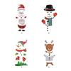 KIXZSAZ Christmas Refrigerator Sticker Set view 3