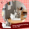 Magnetic Cat Whisker Holder - Acrylic Refrigerator Magnet & Memory Vase view 4
