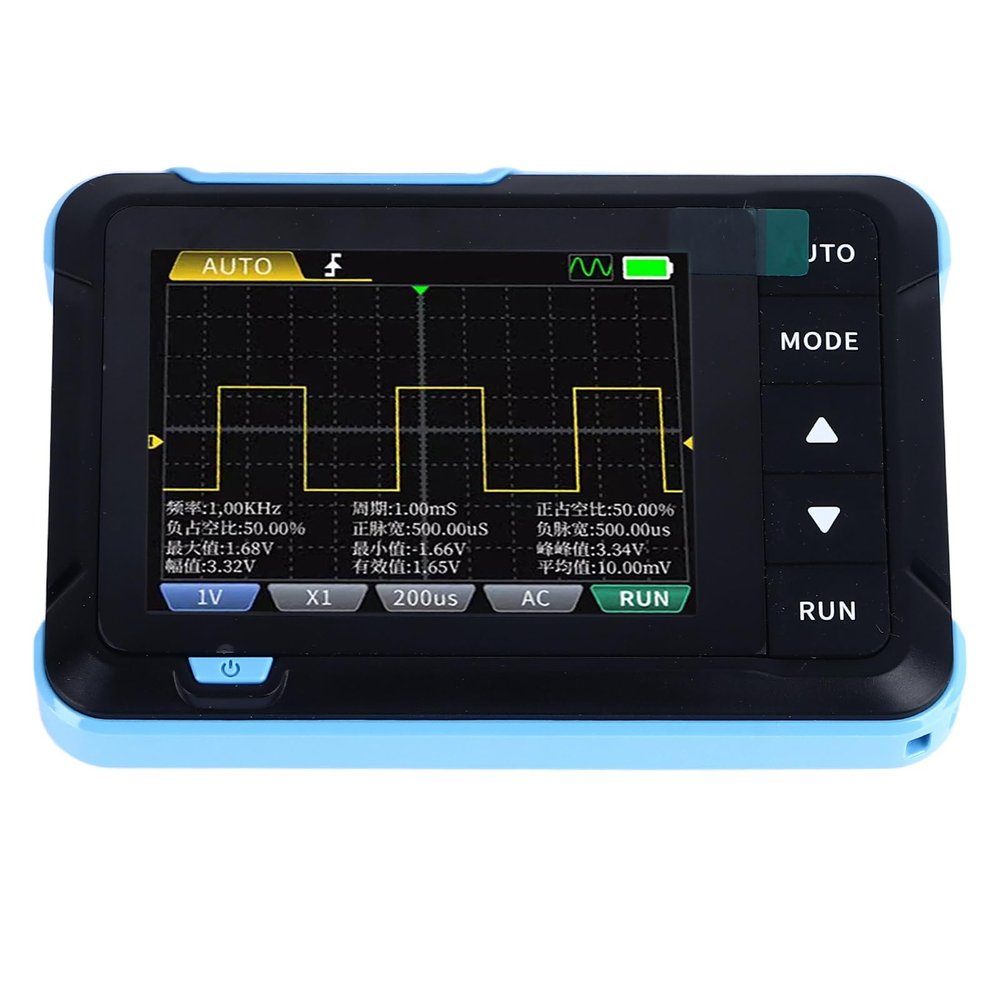 Dpofirs Portable ABS Tablet Oscilloscope, Compact Multifunction Oscilloscope
