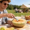 2-in-1 Fruit Slicer with Fork view 3