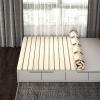 Foldable Wooden Mattress Support Slats, Moisture-Resistant Breathable Bed Board, 47.0 x 47.0 in view 1