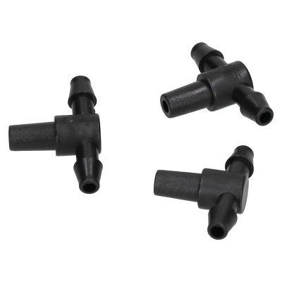Yctze 100-Piece 4/7 Hose Connector T-Fittings for Drip Irrigation
