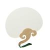 Xiuganpo Mini Paper Fan with Wood Handle view 3