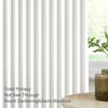 TYYUETY Magnetic Blackout Curtain, White, W180 x H100 cm view 4