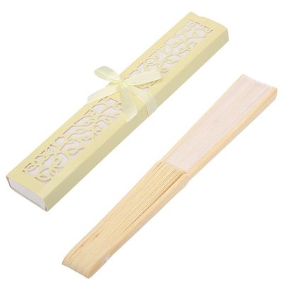 Yctze Luxury Foldable Silk Hand Fan in Exquisite Gift Box