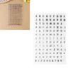 Phefop Transparent Typewriter Alphabet Stamps view 2