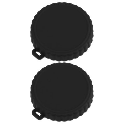 VGOL 2-Pack Silicone Lens Caps, Protective Covers Compatible with DJI Osmo Nano Camera, Black