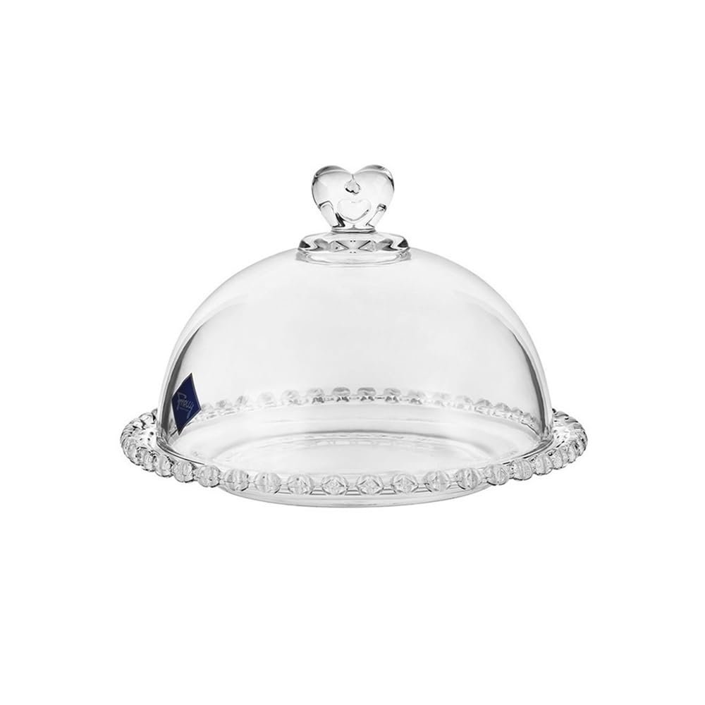 Jian1004 Glass Butter Dish with Lid