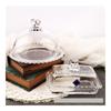 Jian1004 Glass Butter Dish with Lid view 3