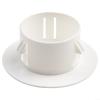 50 mm Plastic Wall Opening Cover with Ventilation Grille view 1