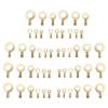 150-Piece Boxed Terminal Block Wire Connectors, M3/M4/M5/M6/M8/M10 O-Type Grounding Terminals, Cold-Pressed Copper Lugs view 3