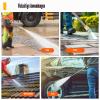 DIFU Portable 200 Bar Gas Pressure Washer, 2465 PSI, 9 L/min, 0–60°C, 5 Nozzles, 7.5 HP 4-Stroke Engine view 3