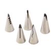 5-Piece Stainless Steel Icing Piping Tips view 1