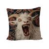 qokeeu Decorative Pillow Cover 45x45 cm | Soft Screaming Goat Design view 1
