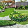 Dibaful 107.5 cm x 10 Metal Corten Steel Lawn Edging, Flexible Garden Border, Black, 20 cm view 4