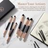 6-Piece Double-Ended Sketch Blending Brush Set view 3