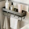Suction Cup Shower Caddy with Practical Shelf, No-Drill Wall Organizer view 3