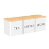 Airtight Coffee Containers, 3-Pack, 500 ml Sugar Canister | Vintage Storage Containers view 1