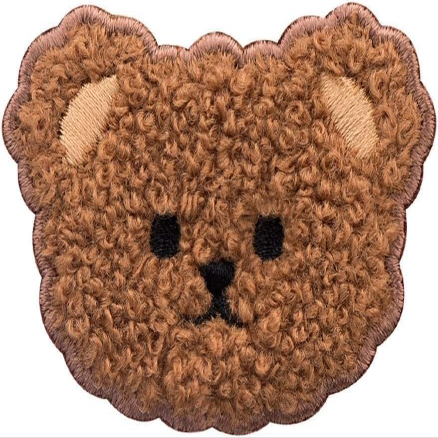 Brown Bear Iron-On Patch
