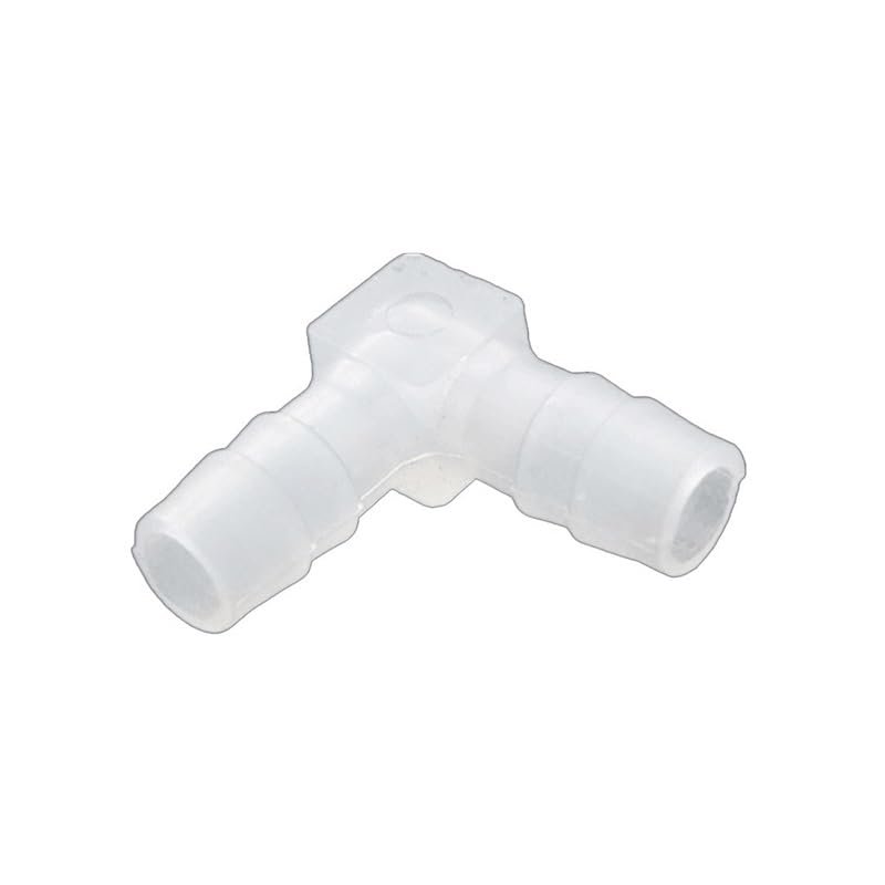 ACVACV 5-Pack Plastic Pagoda Barb Elbow Hose Connectors, L-Type, 4.8 mm x 4.8 mm