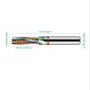 1pc HRC65 Full-Tooth Thread Mill, Tungsten Steel Carbide, Multicolor Coating, Shank Cutter for CNC Machining view 2