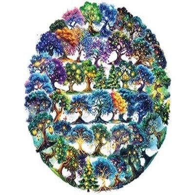 Nivofu 50 Pcs Fantasy Tree Stickers