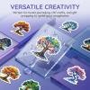 Nivofu 50 Pcs Fantasy Tree Stickers view 4