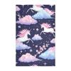 ODAWA Kitchen Towel with Unicorns, Clouds and Flowers, Soft and Super Absorbent, 45.7 x 71.1 cm, 1 Piece view 1