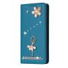 BLOTECH Protective Case for INFINIX Note 50 PRO 4G, Glitter PU Leather Flip Case with Ballet Design, Magnetic Closure and Stand, Blue view 1