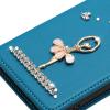 BLOTECH Protective Case for INFINIX Note 50 PRO 4G, Glitter PU Leather Flip Case with Ballet Design, Magnetic Closure and Stand, Blue view 2