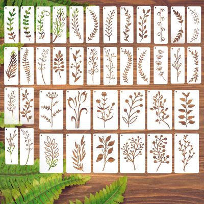 40-Piece Wildflower Stencil Set