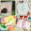 40-Piece Wildflower Stencil Set view 3