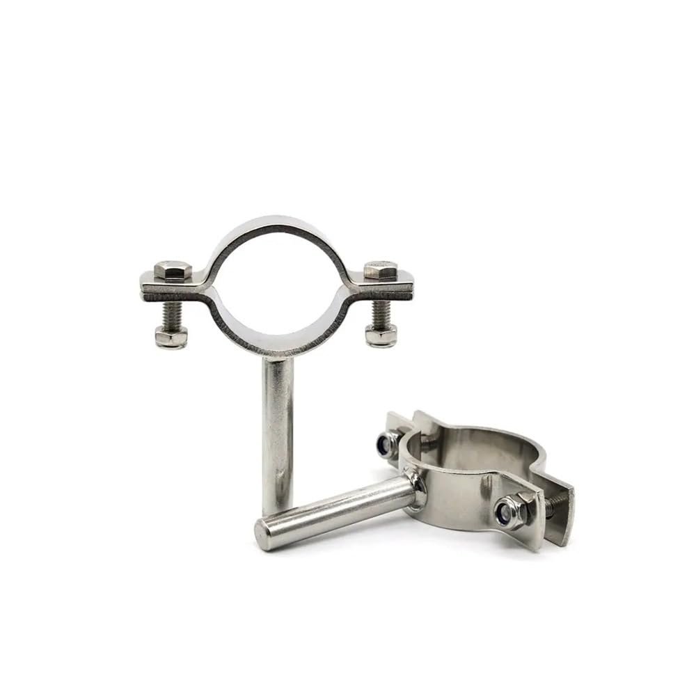 MQXFCZUX 12–204 mm 304 Stainless Steel Pipe Clamp Clip, L = 55 mm (53 mm)