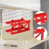 Qectial 1:64 Diorama Vehicle Display Stand, Diorama Props, Mini Double Parking Lot view 2