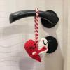 Handcrafted Wool Heart Plush Toy view 3