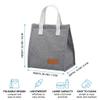 HAPZUR Insulated Lunch Bag - Small & Foldable view 3
