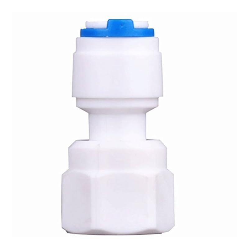 ACVACV 9–53 mm Pipe OD RO Water System Connector, Female-Thread Plastic Pipe Quick Connector (1/8 in)