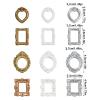 Drwosm 12-Piece Mini Vintage Picture Frames view 3