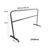 Double-Layer Removable Ballet Barre, Portable Adjustable Yoga and Dance Stretch Barre for Adults and Children view 3