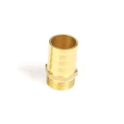 ACVACV Brass Pipe Fitting, Hose Connector, 1/2" BSP Male Plug, Copper Coupling Adapter (14 mm)