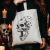 FINGERINSPIRE Skull Stencil with Skeleton Design and Brush 21x29.7cm Reusable for Painting Wood, Walls, Fabrics, and Furniture DIY Home Decor view 4