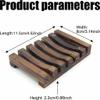 2-Pack Wooden Soap Dishes view 2