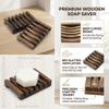 2-Pack Wooden Soap Dishes view 3