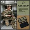 2 Pack Blood Type Patch A+ with Velcro, 5cm x 3cm Olive view 4