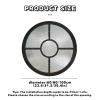 Round Rotating Tempered Glass Ventilation Window with Aluminum Frame view 2