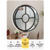 Round Rotating Tempered Glass Ventilation Window with Aluminum Frame view 4