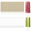 40 Pack Reusable Acrylic Ice Cream Sticks view 1