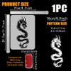 FINGERINSPIRE Dragon Totem Stencil with Brush 21x29.7cm view 2