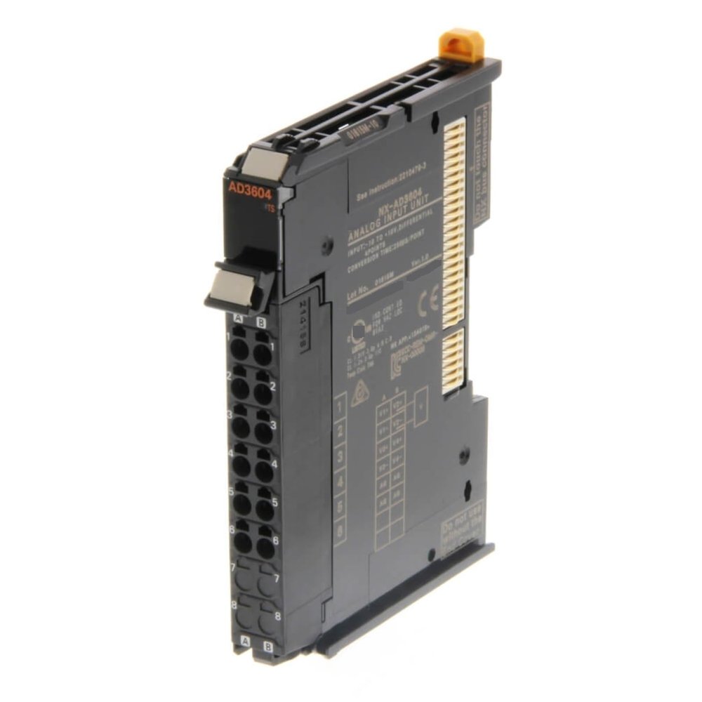 JHSLJCQS NX-AD3604 Analog Input Unit, Programmable Logic Controller PLC Module, NXAD3604