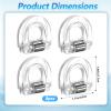 Shimmeroo 8-Pack Invisible Pants Hem Clips view 2